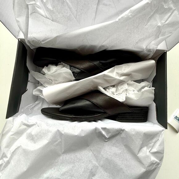 NWT Eileen Fisher “Erica “ black sandal  Size 8.5 - Picture 10 of 11